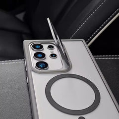 Magnetic Lens Frame Metal Bracket Phone Case