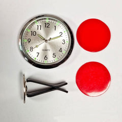 1pc Glow Decorative Clock Car Clock Mini Quartz Analog Car Dashboard Time Stick-On Clock Watch for Car Decoration Exclusive