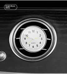 1pc Glow Decorative Clock Car Clock Mini Quartz Analog Car Dashboard Time Stick-On Clock Watch for Car Decoration Exclusive