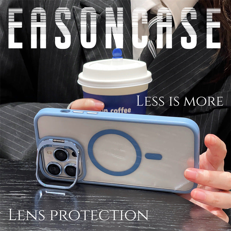Phone Case Lens Protector Invisible Bracket With Magnetic Suction