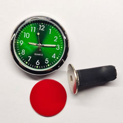 1pc Glow Decorative Clock Car Clock Mini Quartz Analog Car Dashboard Time Stick-On Clock Watch for Car Decoration Exclusive