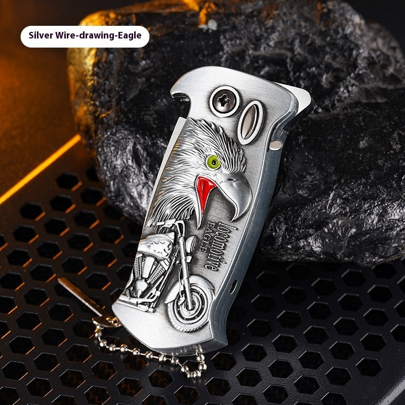 Multi-functional Metal Windproof Lighter Creative Knife