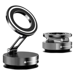 Car Mobile Phone Holder Strong Magnetic Ring Folding Rotating Car Bracket