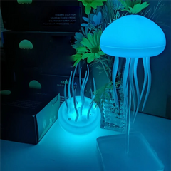 Jellyfish Mood Lamp LED Jellyfish Night Light Portable Jellyfish Lamp Jellyfish Decorations Smart Table Lamp For Bedside Desk