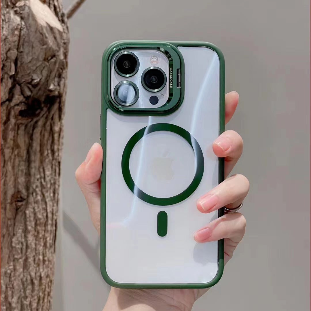 Phone Case Lens Protector Invisible Bracket With Magnetic Suction