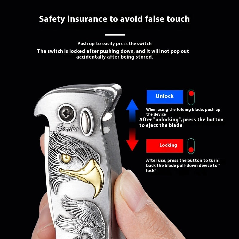 Multi-functional Metal Windproof Lighter Creative Knife