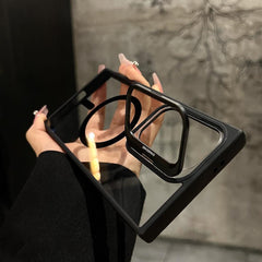 Magnetic Lens Frame Metal Bracket Phone Case